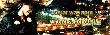 The same banner with the title set in cut-out, outlined lettering instead of glowing type.